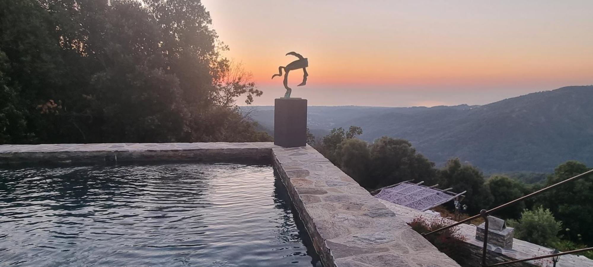 Domaine Colonna-Santini, Gite Piscine, Sauna, Spa Porri Kültér fotó